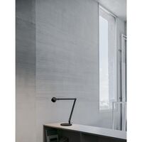 W227 Winkel Alu Bordlampe Raw Tumbled