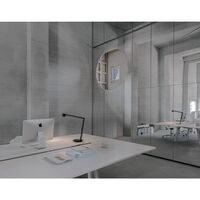 W227 Winkel Alu Bordlampe Raw Tumbled