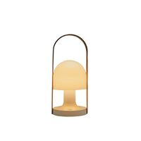 Lámpara de Mesa FollowMe Plus Blanco/Madera de Roble