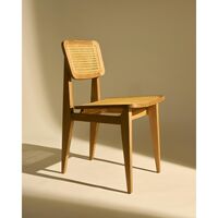 C-Chair Garden Chair French Cane/Natural Teak