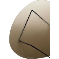 Pedrera Couchtisch Schwarz Halbmatt/ Bronze/ Glas