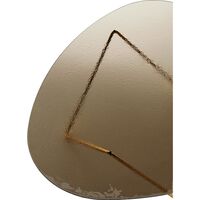 Pedrera Salontafel van Messing (halfmat/ Brons)/ Glas