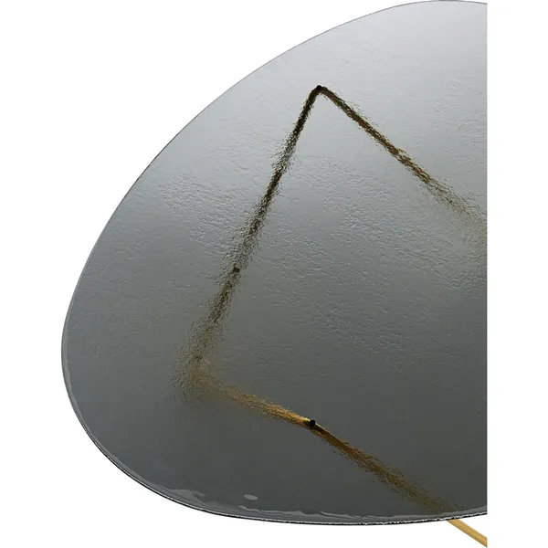 Pedrera Coffee Table Brass Semi Matt/Smoke/Glass