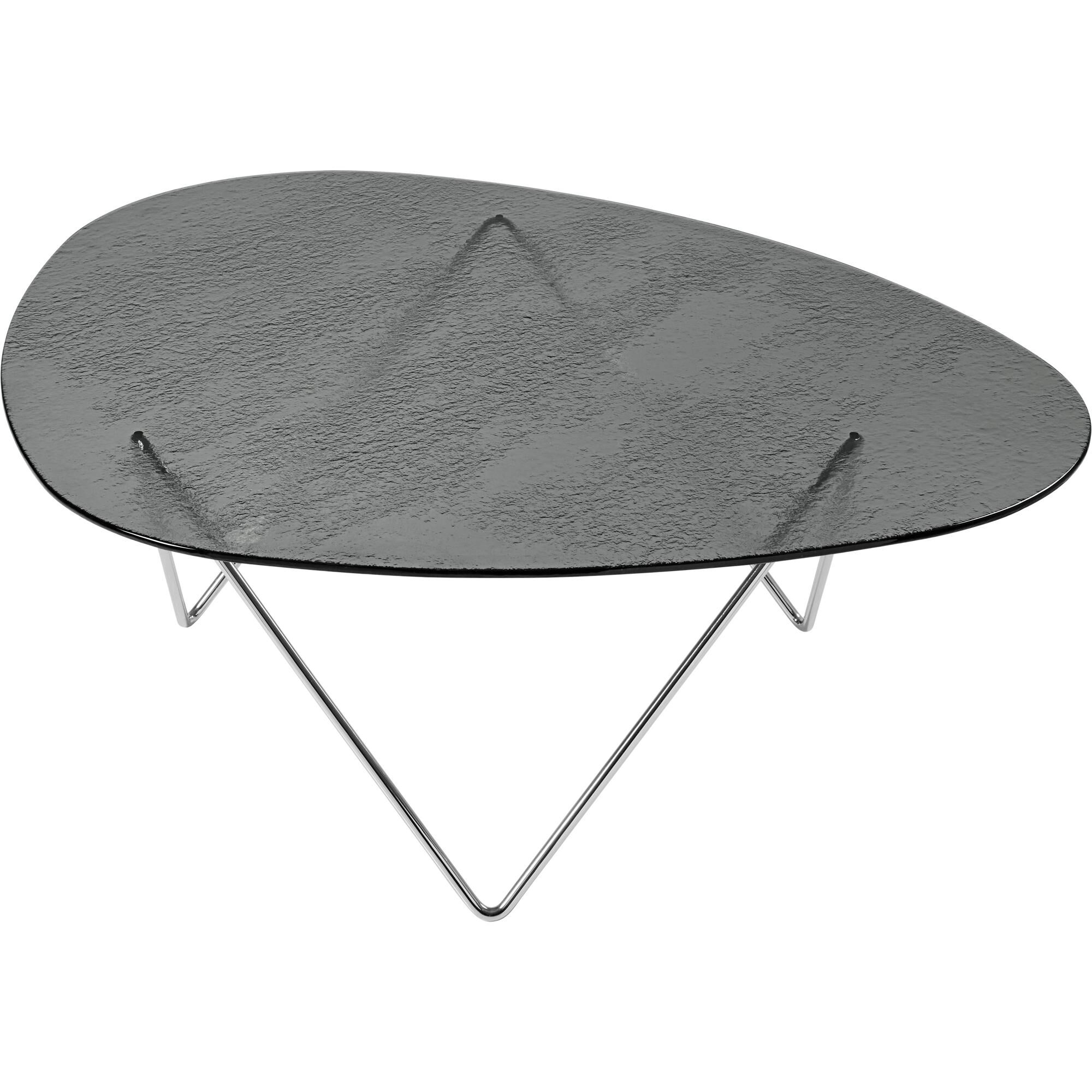 Pedrera Sofabord Krom/Smoke/Glas