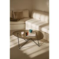 Pedrera Couchtisch Chrom/ Rauchglas/Glas