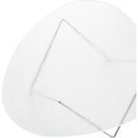 Pedrera Couchtisch Chrom/ Transparent/ Glas