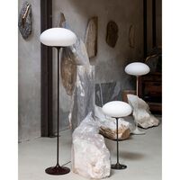 Stemlite Gulvlampe H150 Sort Rød/opal
