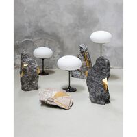 Stemlite Table Lamp H42 Black Red/Opal
