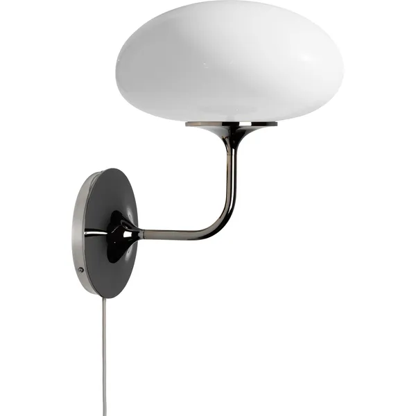 Stemlite Wall Lamp Black Chrome/Opal