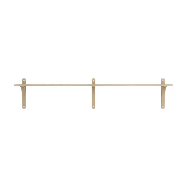 Levi 180 Shelf Small Aluminum/Oak