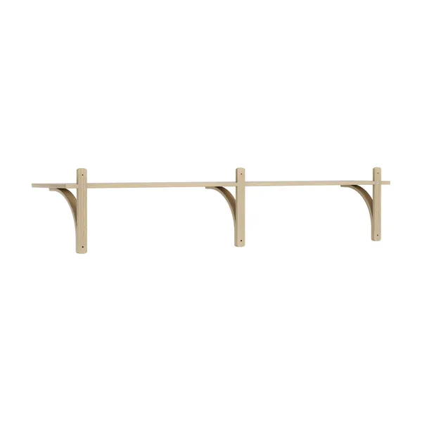 Levi 180 Shelf Small Aluminum/Oak