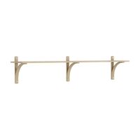 Levi 180 Shelf Small Aluminum/Oak