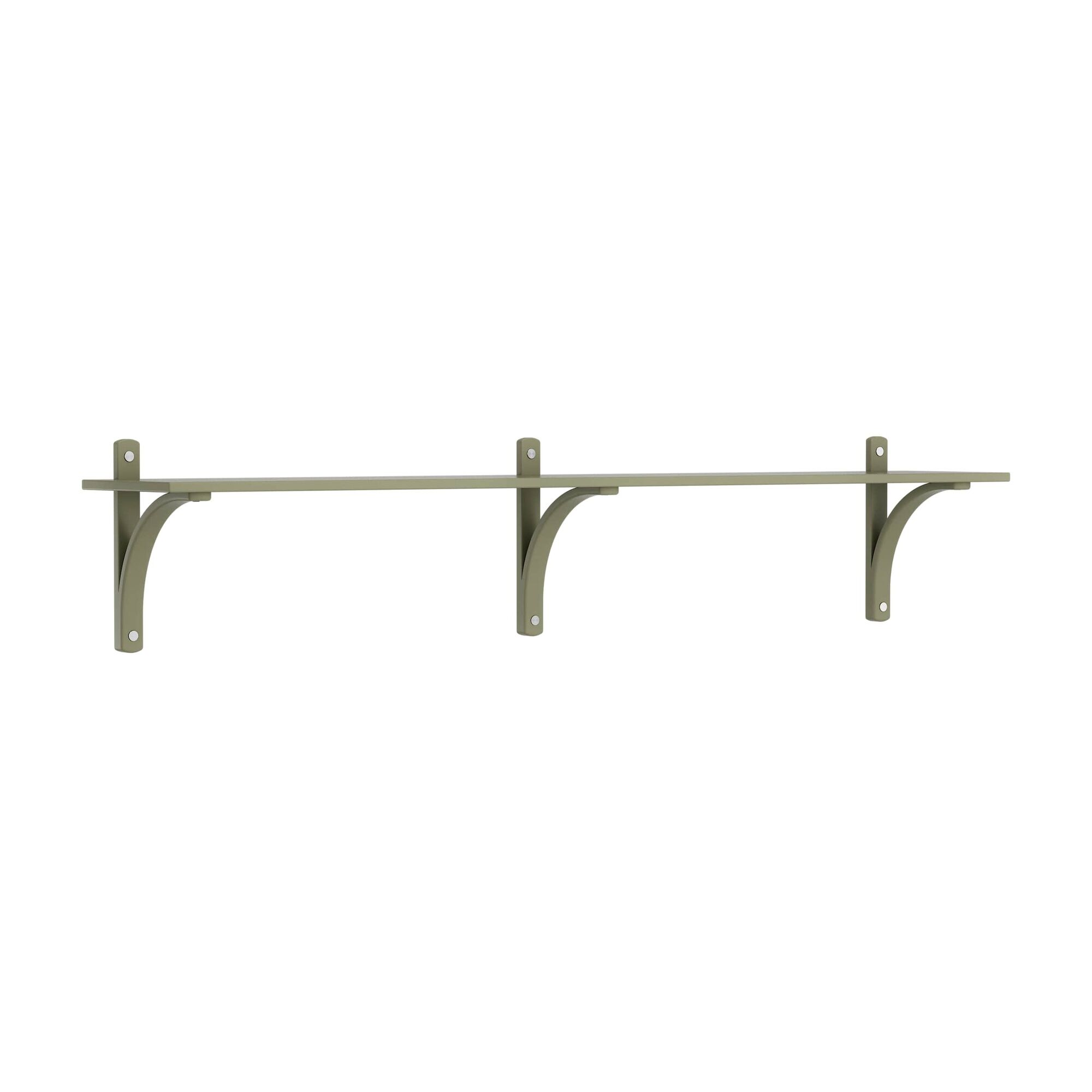 Levi 180 Hylle Liten Aluminium/ mosegrønn/Ask