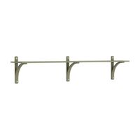 Étagère Levi 180 Petit Aluminium/Vert mousse/Demander