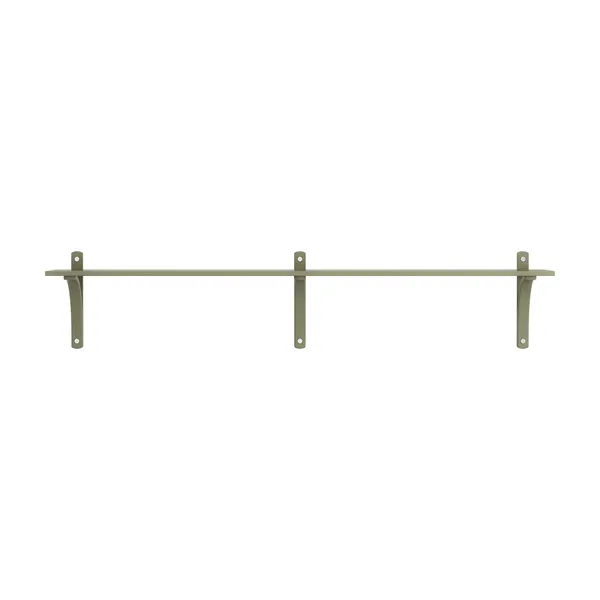 Étagère Levi 180 Petit Aluminium/Vert mousse/Demander