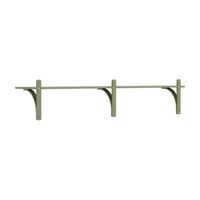 Étagère Levi 180 Petit Aluminium/Vert mousse/Demander