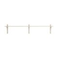 Brass / White pigmented lacquered ask