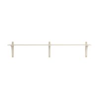 Levi 180 Shelf Small Brass/ White Pigmented Ash