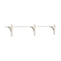 Levi 180 Shelf Small Brass/ White Pigmented Ash