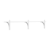 Levi 180 Shelf Small Brass/ White Ash
