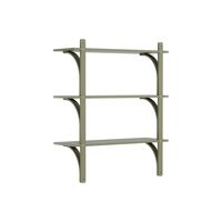 Levi 90 Shelf Medium Brass/ Moss Green/Ash