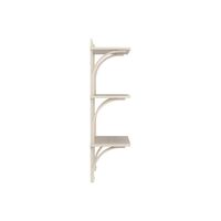 Levi 90 Shelf Medium Brass/ White Pigmented Ash