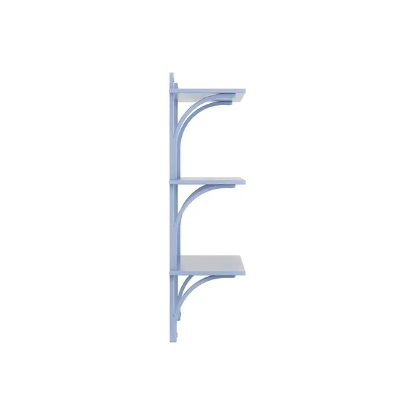 Levi 90 Shelf Medium Brass/ Blue/Ash