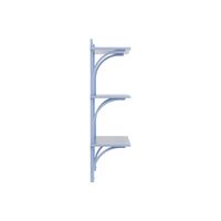 Levi 90 Shelf Medium Brass/ Blue/Ash