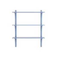 Levi 90 Shelf Medium Brass/ Blue/Ash