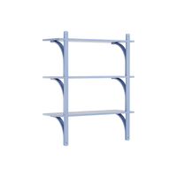 Levi 90 Shelf Medium Brass/ Blue/Ash