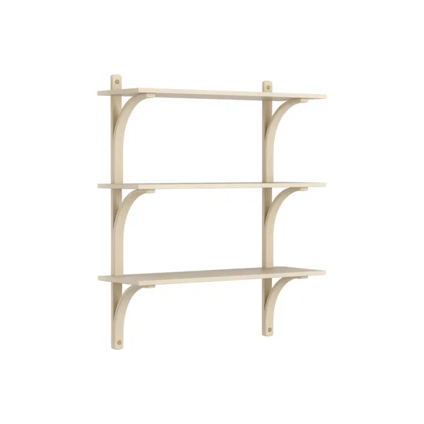 Levi 90 Shelf Medium Brass/ Ash