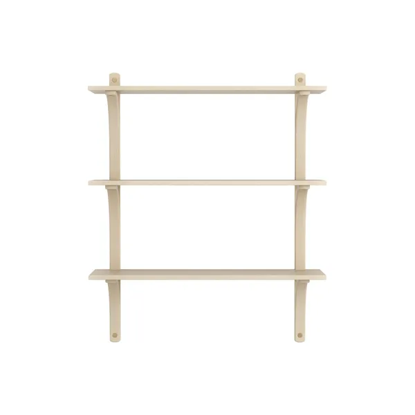 Levi 90 Shelf Medium Brass/ Ash