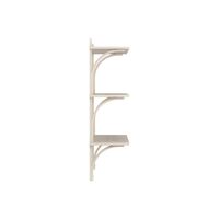 Levi 90 Shelf Medium Aluminum/White Pigmented Ash