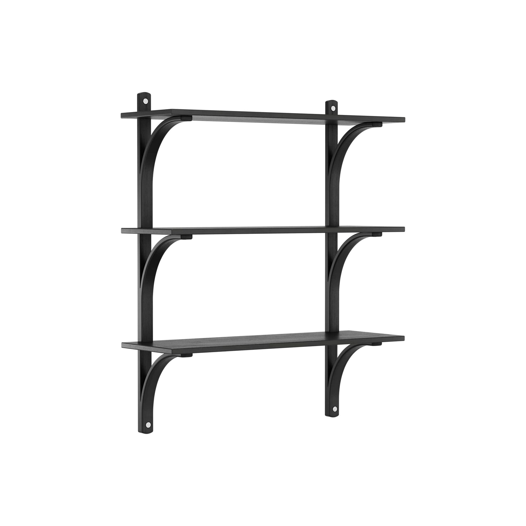 Levi 90 Hylde Medium Aluminium/Sort Ask