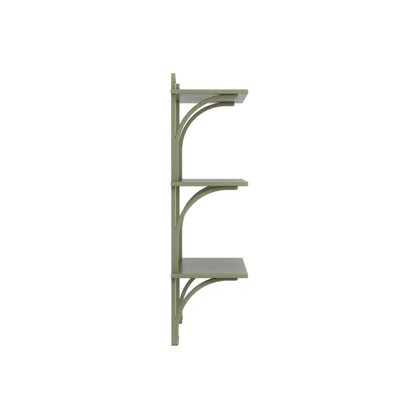 Levi 90 Shelf Medium Aluminum/Moss Green/ Ash