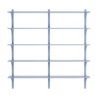 Levi 180 Shelf Large Aluminum/ Blue/ Ash