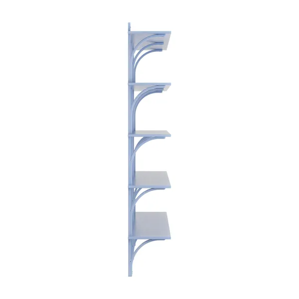 Levi 180 Shelf Large Aluminum/ Blue/ Ash