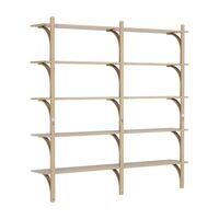 Levi 180 Groot Planken Aluminium/Eiken