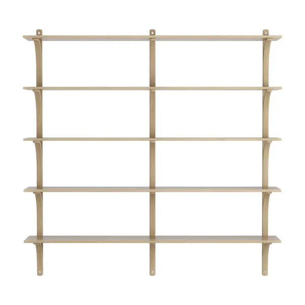 Levi 180 Groot Planken Aluminium/Eiken