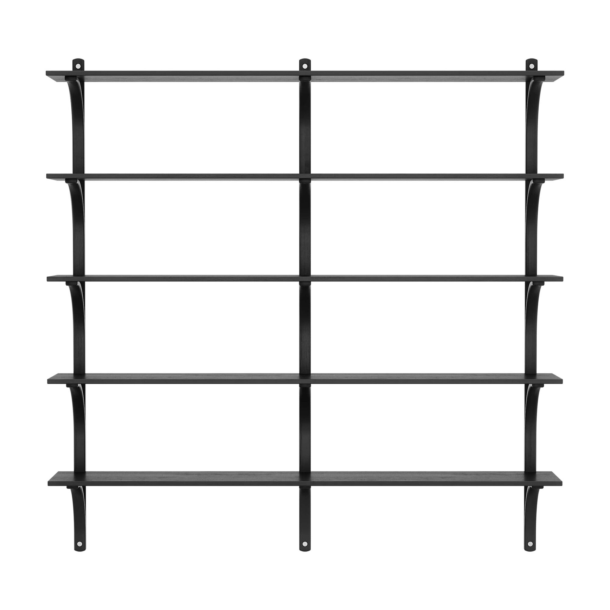 Levi 180 Hylde Stor Aluminium/Sort Ask