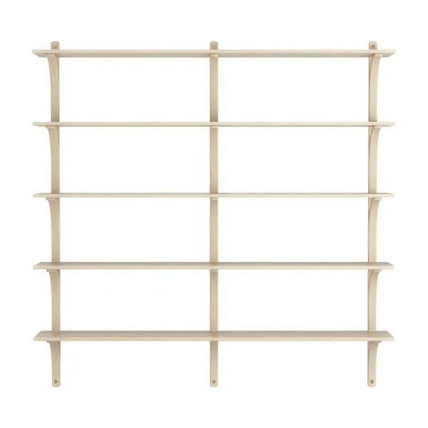 Levi 180 Shelf Large Brass/Ash