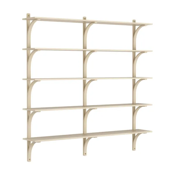 Levi 180 Shelf Large Brass/Ash