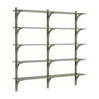 Levi 180 Groot Planken Aluminium/Mosgroen/Ash
