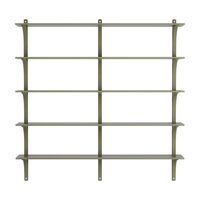 Levi 180 Groot Planken Aluminium/Mosgroen/Ash