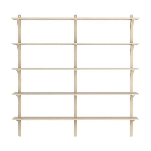 Levi 180 Shelf Large Aluminum/Ash
