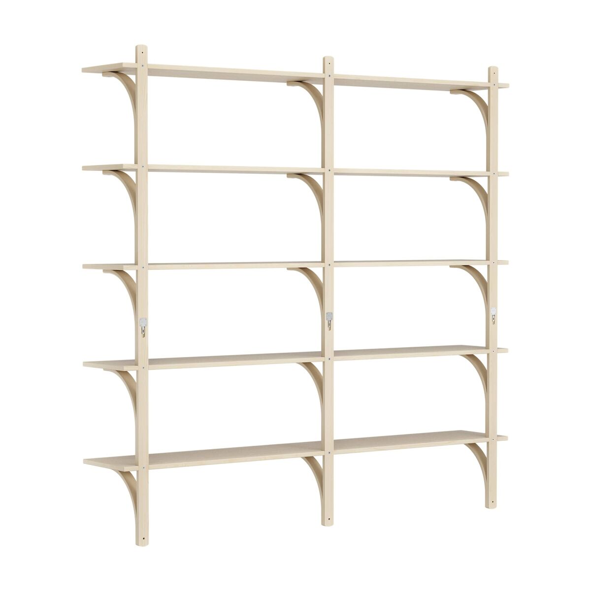 Levi 180 Shelf Large Aluminum/Ash