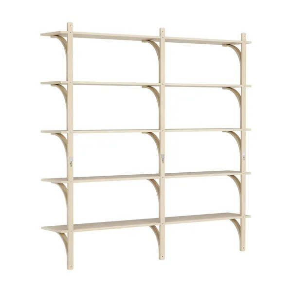 Levi 180 Shelf Large Aluminum/Ash