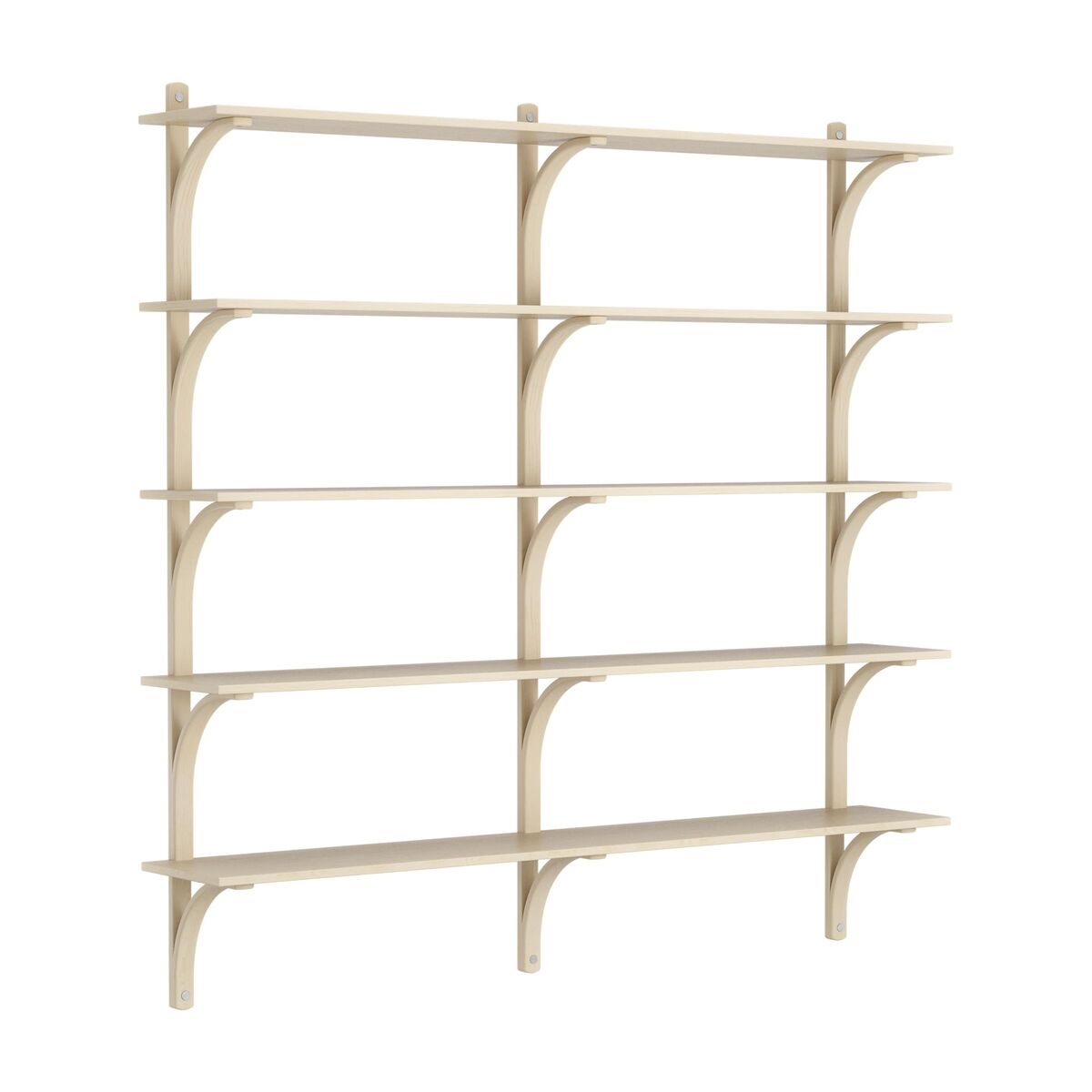 Levi 180 Shelf Large Aluminum/Ash