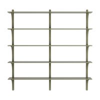Levi 180 Shelf Large Brass/ Moss Green/Ash