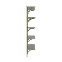 Levi 180 Shelf Large Brass/ Moss Green/Ash